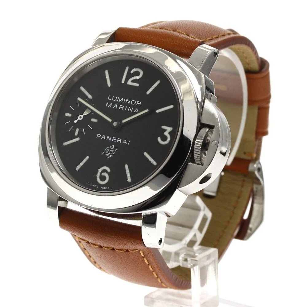 PANERAI Luminor Marina PAM00005 black Dial Hand Winding Men's Watch_878217